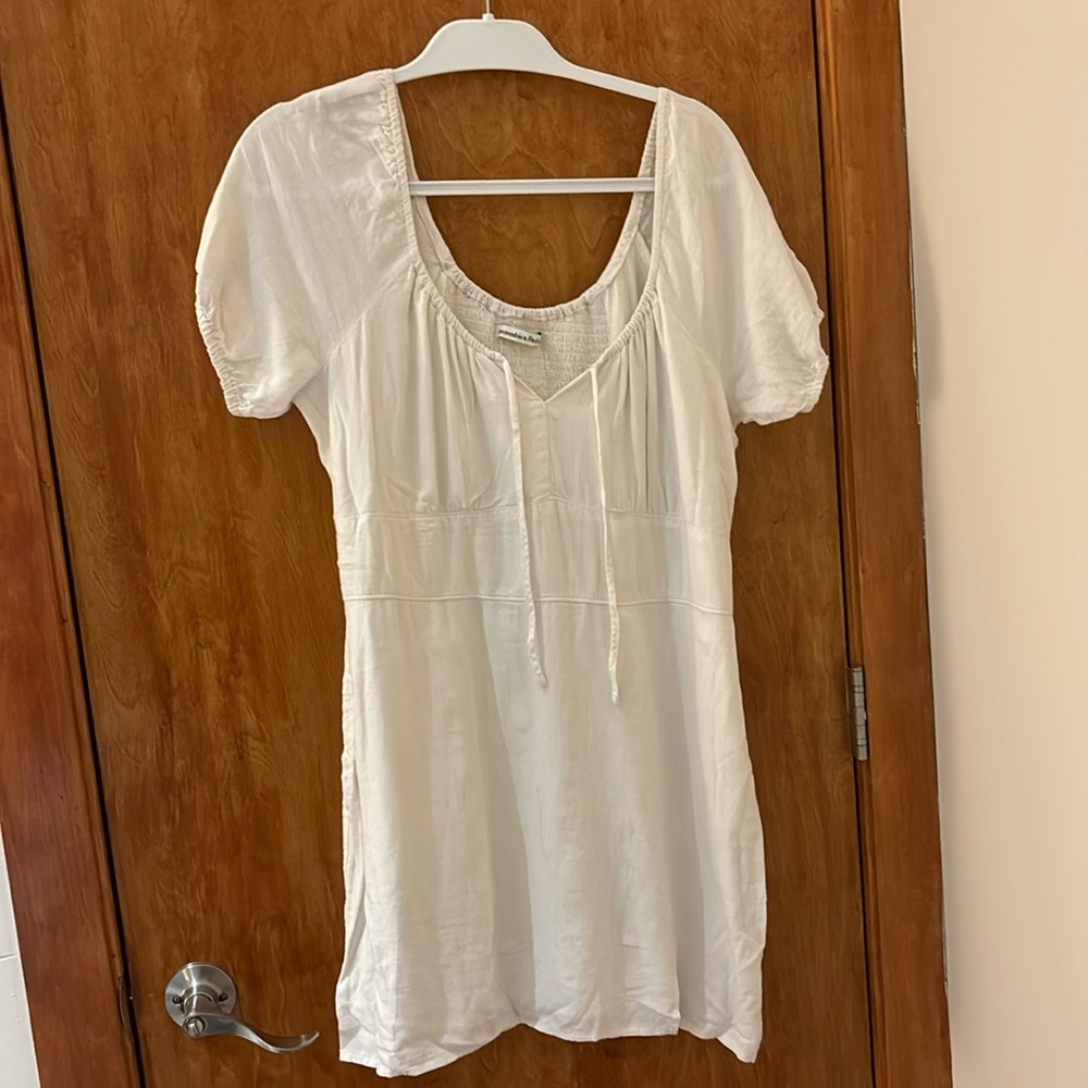 NWT Abercrombie Peasant Dress Balloon sleeve